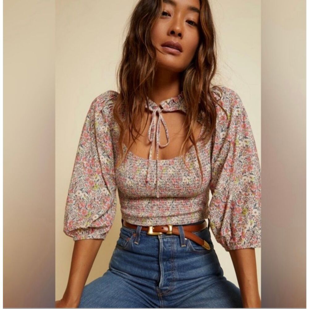 Nation LTD Abrielle Blouse in Superbloom